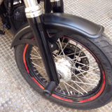 Sport fender conversion brackets for 49mm forks